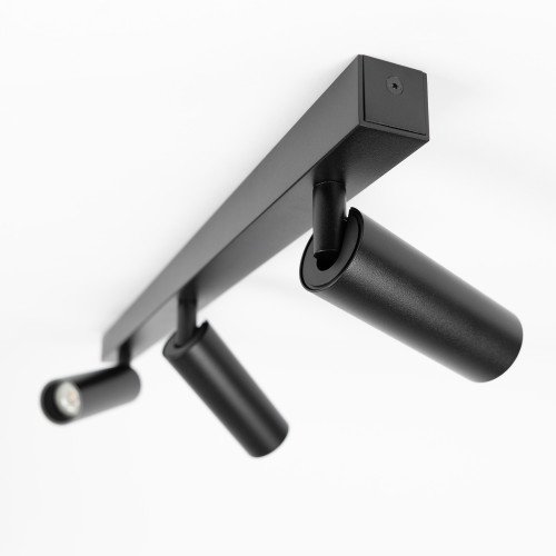 Éclairage intérieur spot encastrable noir aluminium