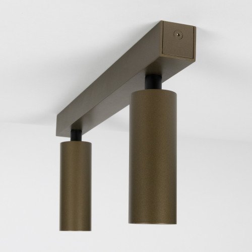 Éclairage intérieur spot encastrable bronze aluminium