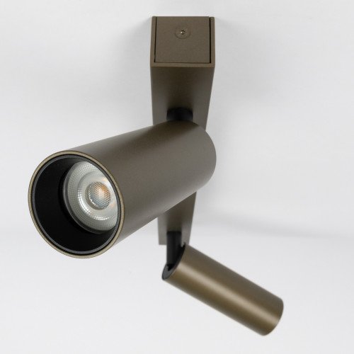 Éclairage intérieur spot encastrable bronze aluminium