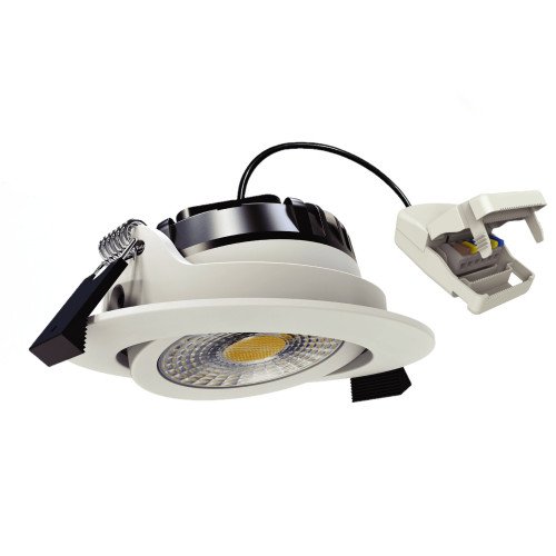 Spot encastré rond plafond blanc dimmable 82 cm