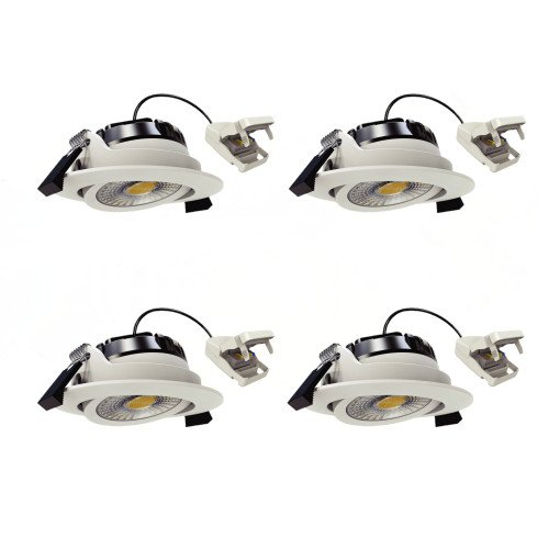 Spot encastré rond plafond blanc dimmable 82 cm