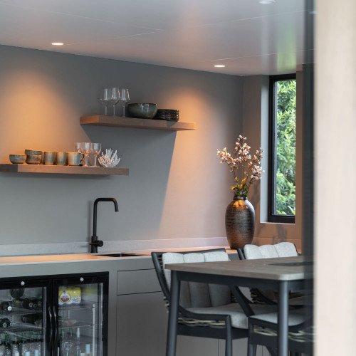 Spot encastré rond plafond Ivar noir dimmable 90mm