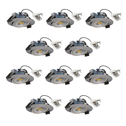Spot encastré rond plafond blanc dimmable 82 cm