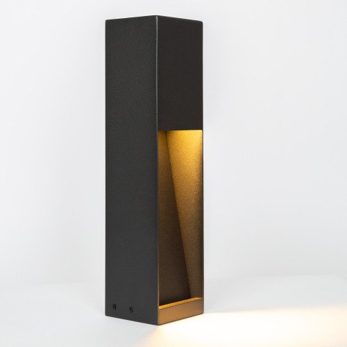 Lampe de jardin noire – aluminium – carrée – moderne – GU10