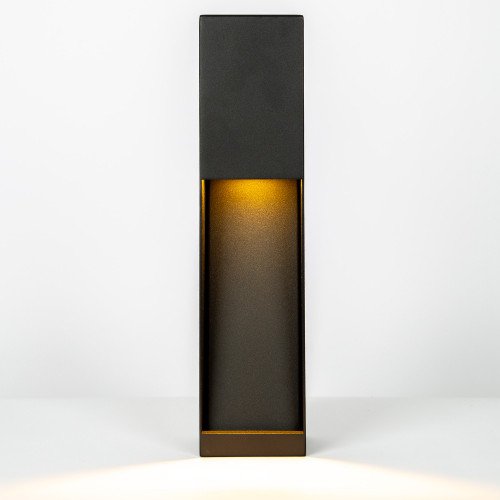 Lampe de jardin noire – aluminium – carrée – moderne – GU10
