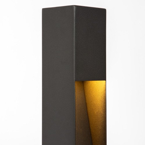 Lampe de jardin noire – aluminium – carrée – moderne – GU10