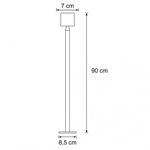 Issy Lampe de jardin Noir Large