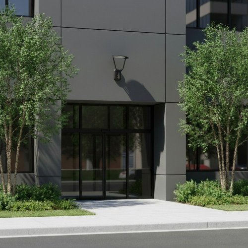 Lampe extérieure Bern applique noire aluminium moderne