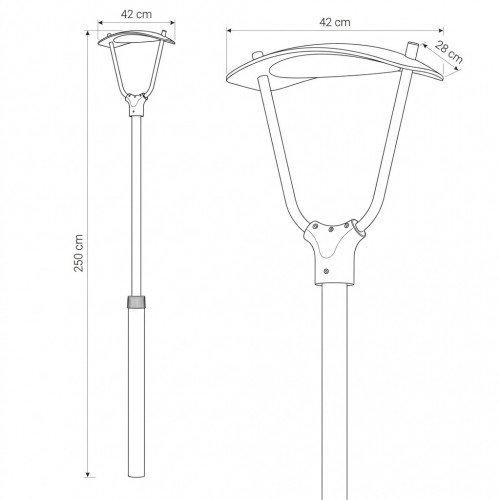Lampe extérieure Bern Lanterne aluminium noir moderne