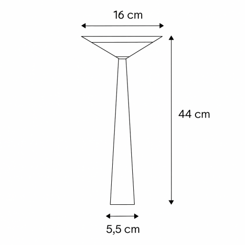Lampe extérieure Elin jardin corten aluminium moderne
