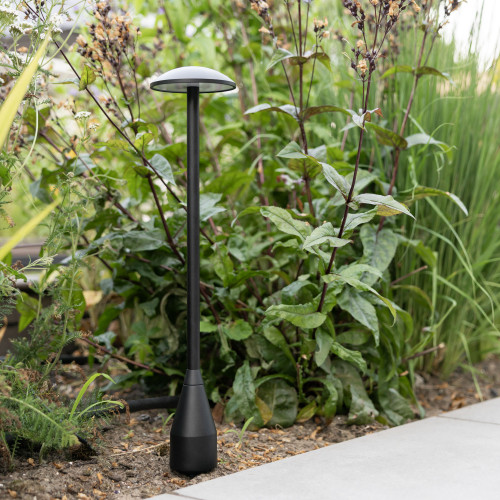Noir Jazzy lampe de jardin small aluminium IP65