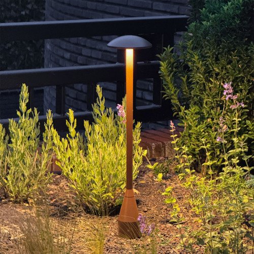 Corten Jazzy lampe de jardin small aluminium IP65