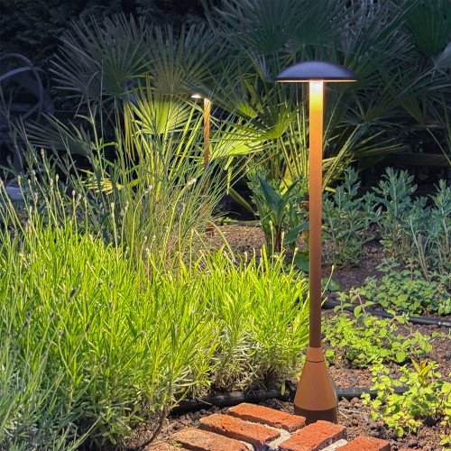Corten Jazzy lampe de jardin small aluminium IP65