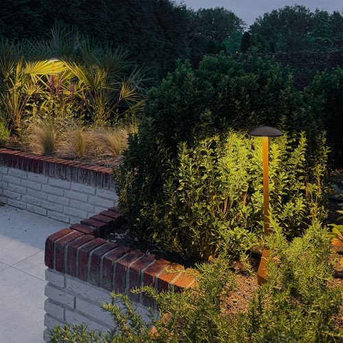 Corten Jazzy lampe de jardin small aluminium IP65
