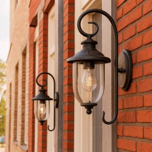 Applique murale Elzas brun rouille E27 Applique murale Elzas brun rouille E27