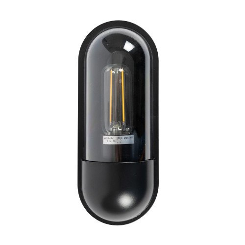 Lampe extérieure Eye applique murale noire éclairage de jardin moderne
