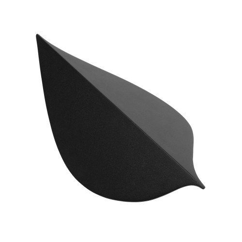 Applique extérieure Leaf noire aluminium moderne