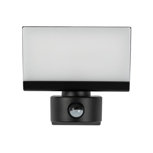 Lampe extérieure Ceva noire aluminium avec capteur