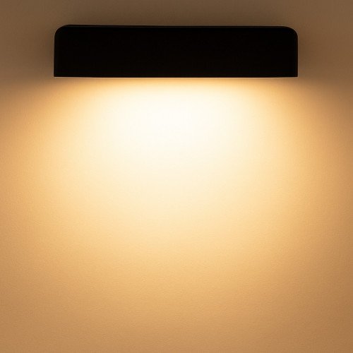 Lampe extérieure Warwick Applique murale noire aluminium moderne