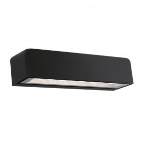 Lampe extérieure Warwick Applique murale noire aluminium moderne Lampe extérieure Warwick Applique murale noire aluminium moderne