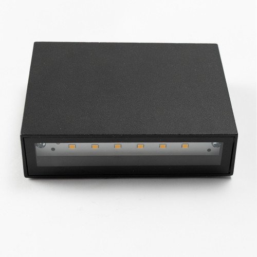 Lampe extérieure Nelson Up & Down applique noire aluminium moderne