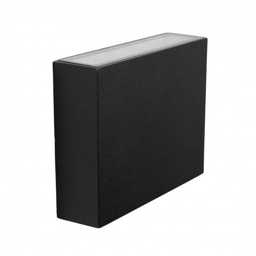 Lampe extérieure Nelson Up & Down applique noire aluminium moderne