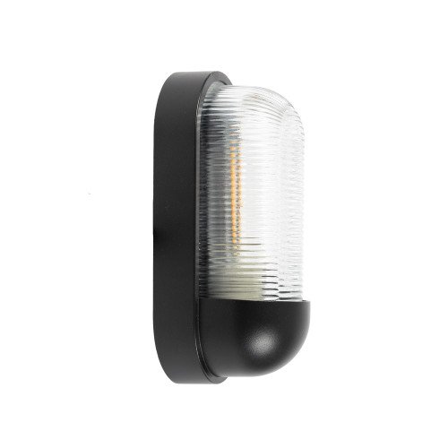 Lampe extérieure Bullet applique noire aluminium moderne
