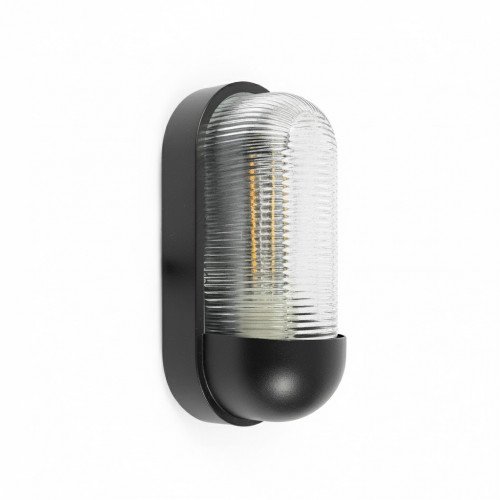 Lampe extérieure Bullet applique noire aluminium moderne