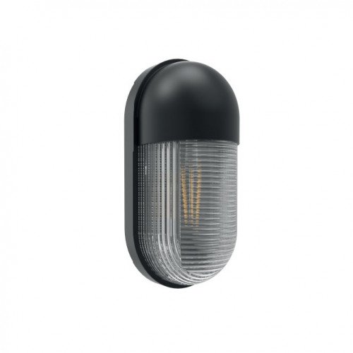 Lampe extérieure Bullet applique noire aluminium moderne Lampe extérieure Bullet applique noire aluminium moderne