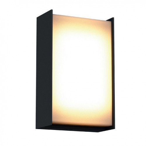 Lampe extérieure Lincoln applique noire aluminium moderne