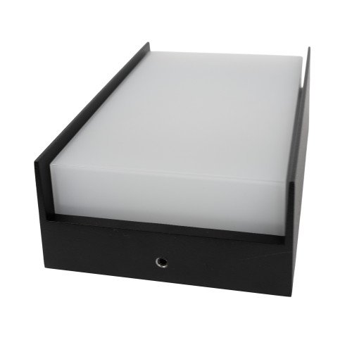 Lampe extérieure Lincoln applique noire aluminium moderne