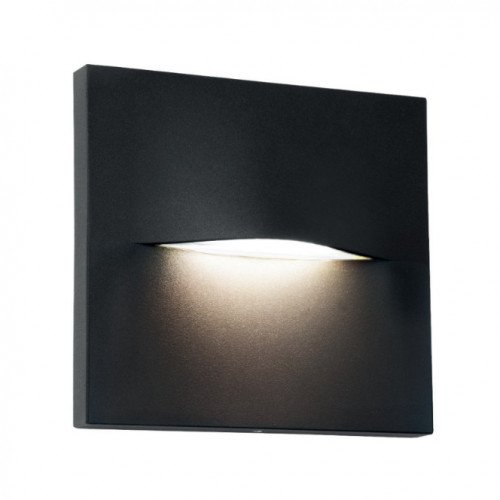 Lampe extérieure Paxton downlighter aluminium noir moderne