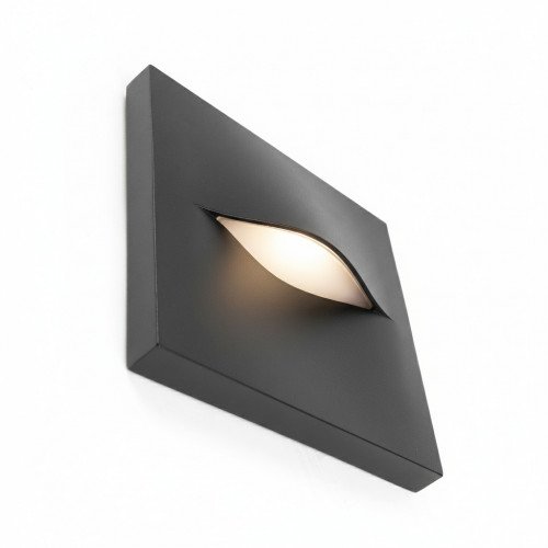 Lampe extérieure Paxton downlighter aluminium noir moderne