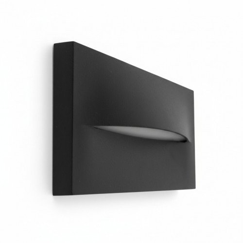 Lampe extérieure Paxton downlighter aluminium noir moderne