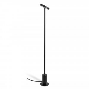 Lampe extérieure inclinable Tyra lampe de jardin noire aluminium moderne