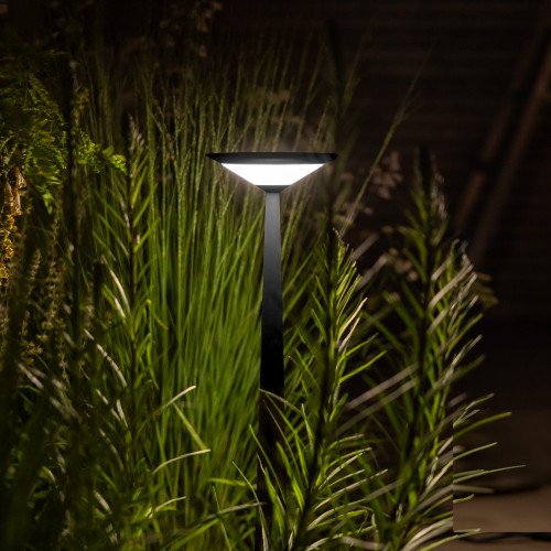Lampe extérieure Elin jardin corten aluminium moderne