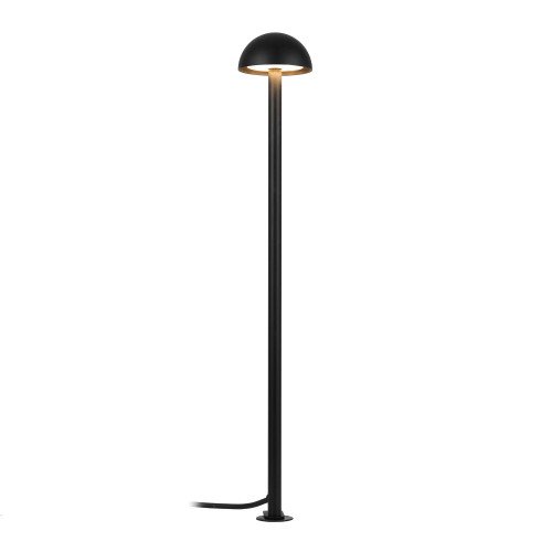 Lampe de jardin Lina noire 60cm aluminium IP65