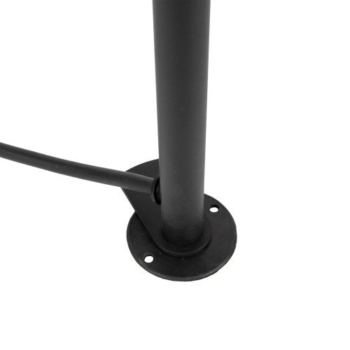 Lampe de jardin Lina noire 60cm aluminium IP65