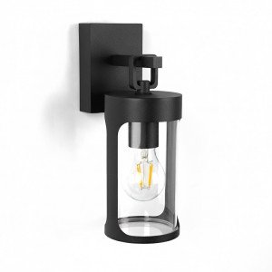 Éclairage extérieur applique Zaragoza noir aluminium
