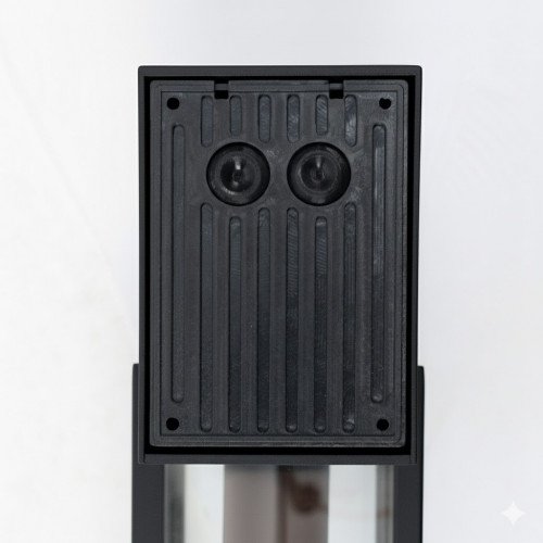 Éclairage extérieur applique Zaragoza noir aluminium