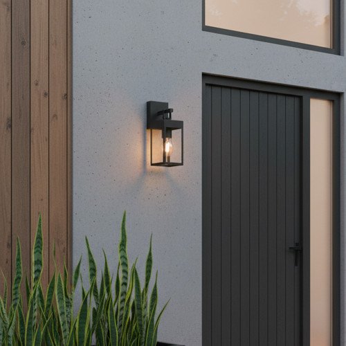 Éclairage extérieur applique murale Cartagena noir aluminium