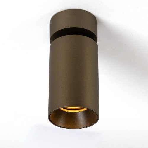Éclairage intérieur – lampe de plafond Mila bronze aluminium moderne