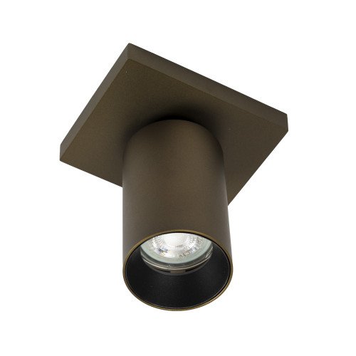 Éclairage intérieur – Spot en saillie Mila bronze aluminium moderne