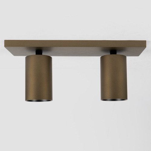 Éclairage intérieur Plafonnier Mila 2 bronze moderne