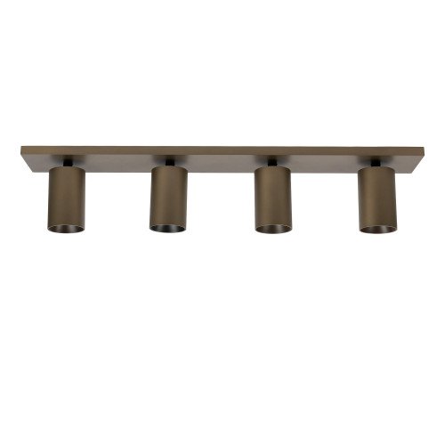 Éclairage intérieur Mila 4 spot en saillie bronze moderne