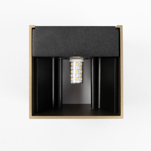 Éclairage intérieur applique murale Shift bronze moderne