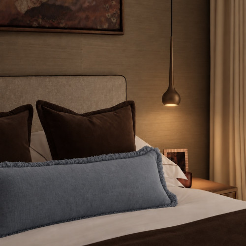 Lampe intérieure Lynea suspension bronze aluminium moderne