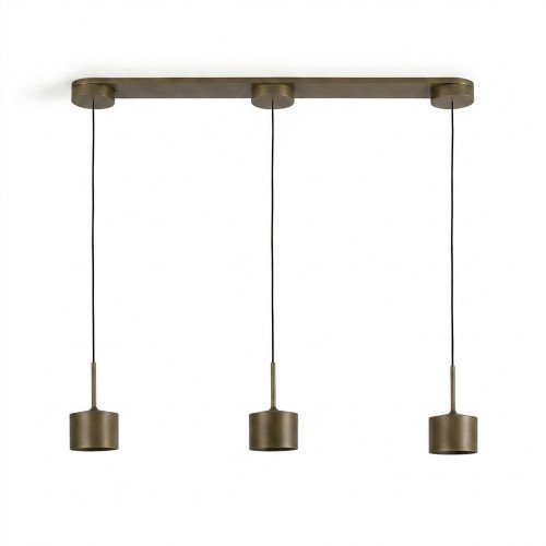 éclairage intérieur june suspension bronze moderne 3 lumières