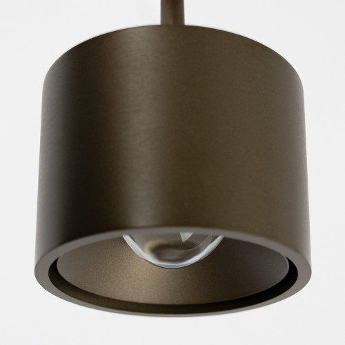 Lampe d’intérieur suspension June bronze aluminium moderne