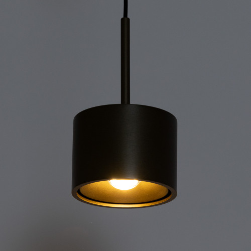 Lampe d’intérieur suspension June bronze aluminium moderne